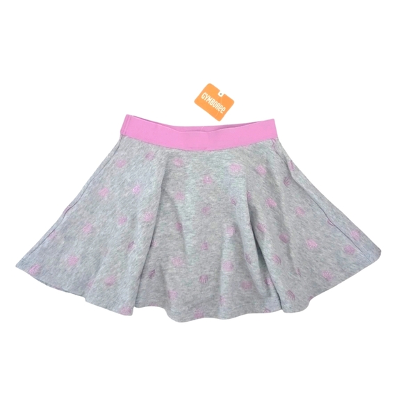 NWT Gymboree Girls Pink and Gray Skirt Cotton Size S(5-6) - Picture 1 of 6